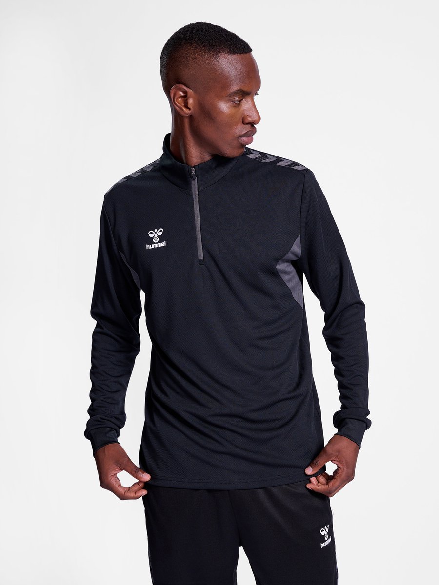 Hmlauthentic Half Zip Sweat