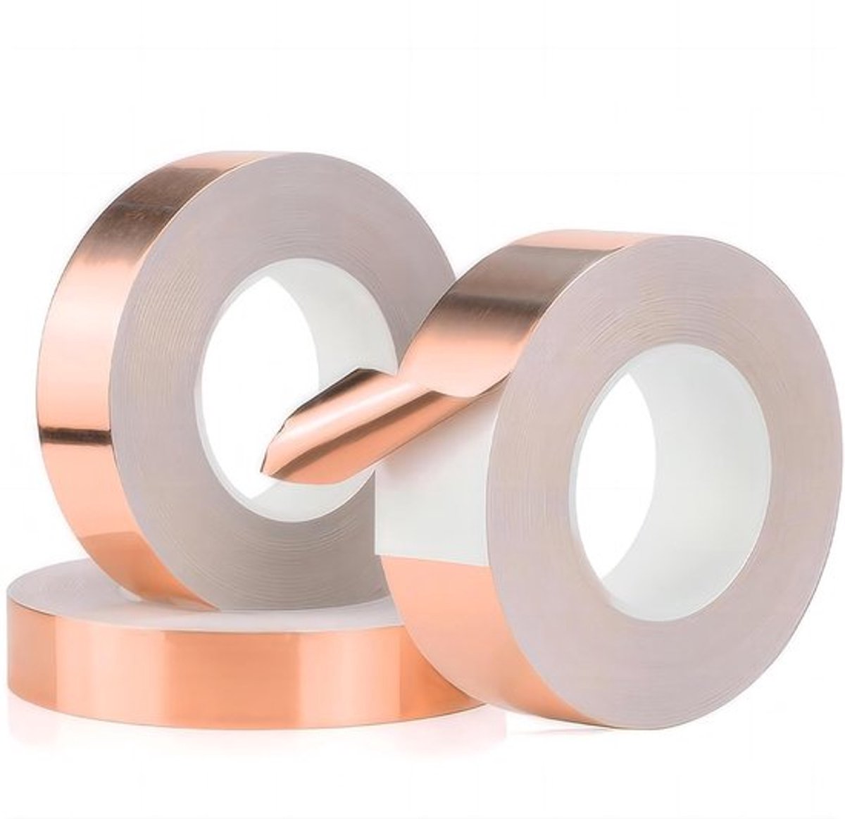 Copper Tape - Zelfklevend - 30mm x 20m - Conductieve Tape - Ideaal voor Elektrische Reparaties - Voor Metalen en Kunststof