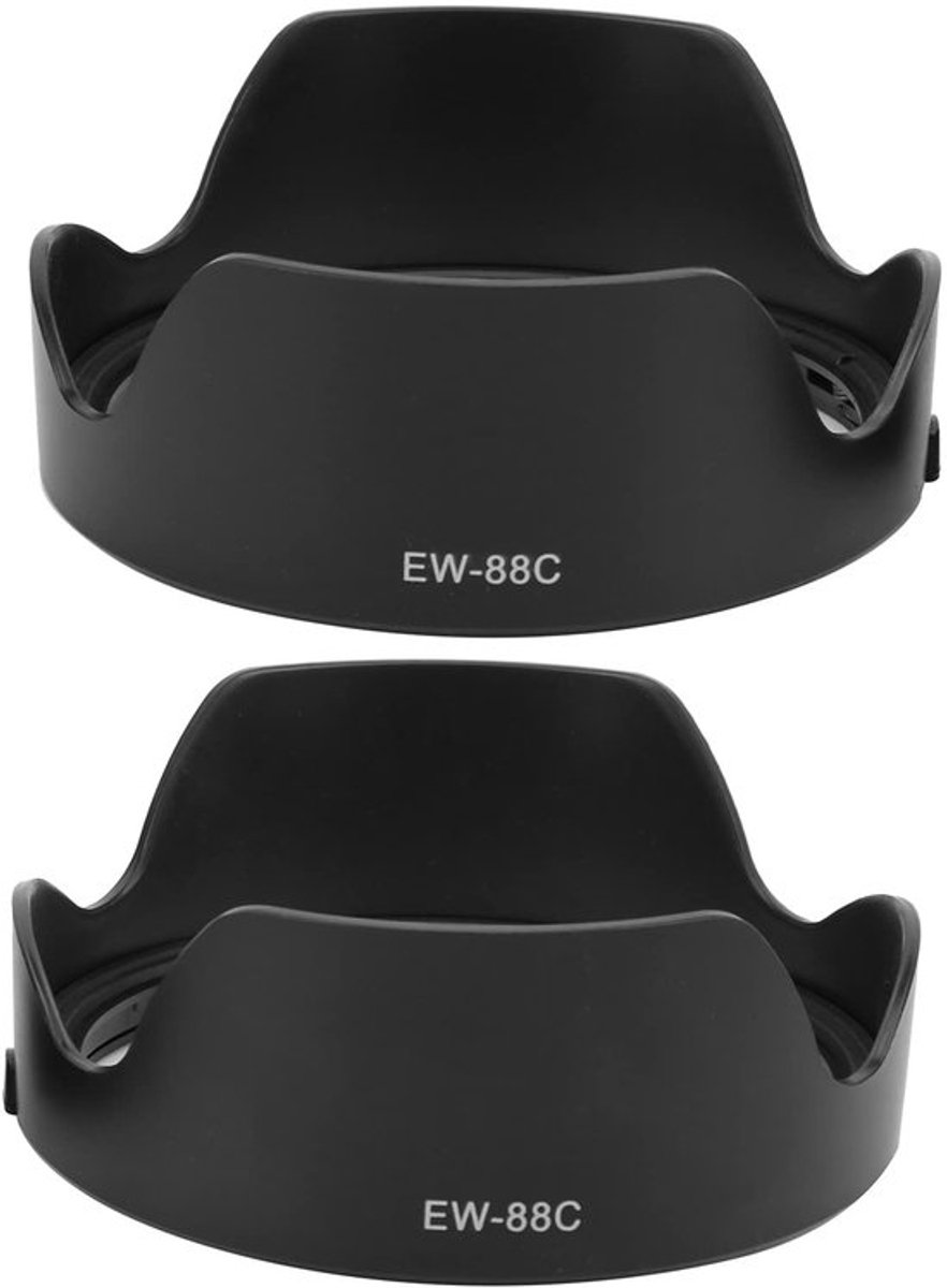 Zonnekap 2 Stuks - Vervangende Zonnekap - Kunststof - Geschikt voor EF 17-40 mm/17-35 mm/20-35 mm - Lichtbescherming - Stevig en Duurzaam - Lenshood