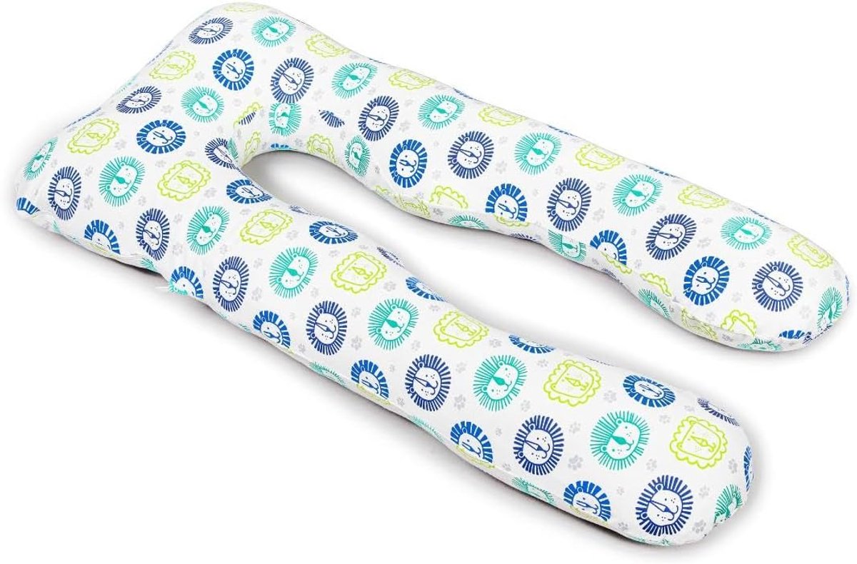 SnelShoppen - ComfortKussen Kids Vervangende Hoes 60 x 120 cm, Wasbare Kinderkussensloop, U-Vormige Hoes voor Zijkant Slapende Kinderen, Allergievrien