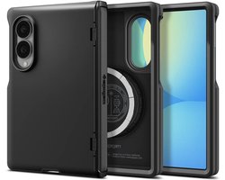 Spigen Hoesje Geschikt voor Samsung Galaxy Z Fold 8 - Slim Armor Pro MagFit - Back Cover Compatibel met MagSafe / Qi2 - Scharnier Bescherming- Case Zwart