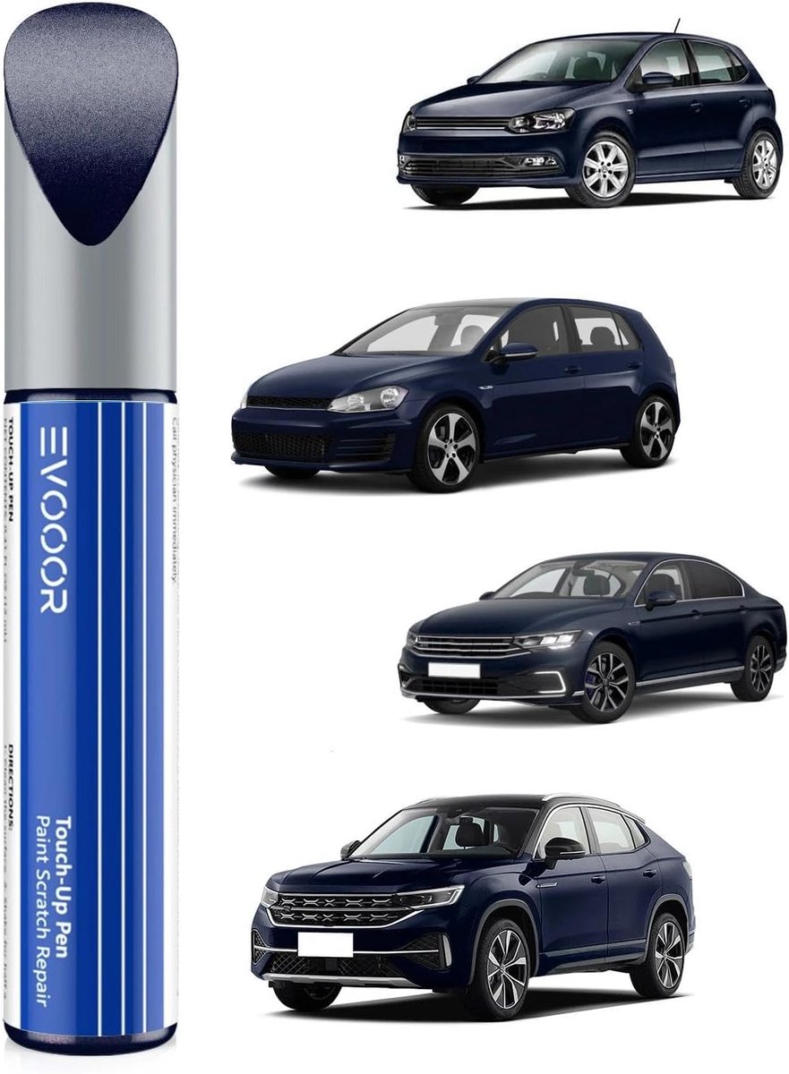 SnelShoppen - Paint Pen voor Auto Reparatie, Atlantic Blue Metallic LC5B, Voor Krassen en Dents, Snelle Oplossing, Roestbescherming