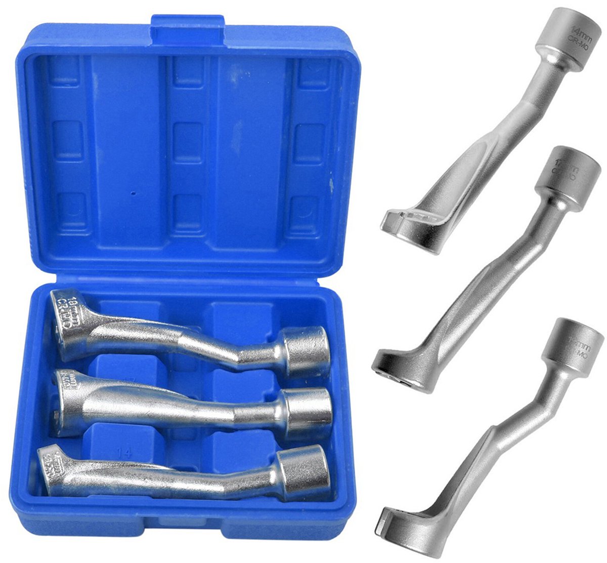 Aansluitdop met 1/2" opening - Geschikt voor remleidingen/brandstofleidingen - Dopsleutel voor dieselinjectieleidingen - Staal