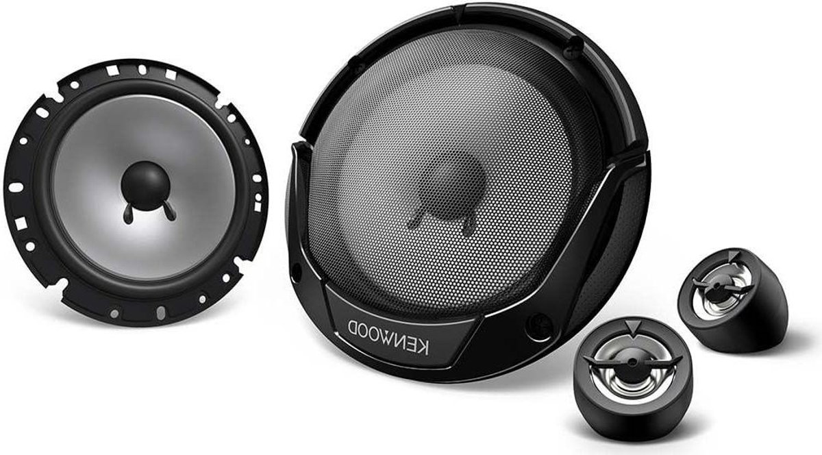 Component Luidsprekersysteem - Auto Audio - Muziek Luisteren - Ingebouwde Crossovers - 17cm - Zwart
