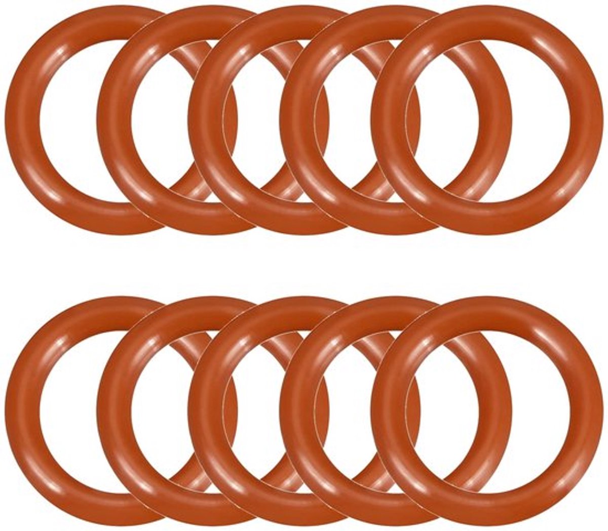 Silicone O-Ringen Pack van 50 - 13 x 9 x 2 mm - Waterdicht - Hoge Hardheid - Warmtebestendig - Sluitingen voor Hulpstukken - Afdichtringen