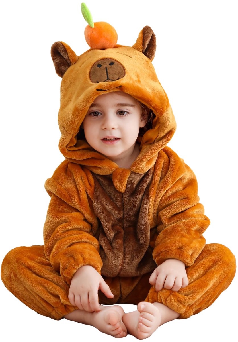 SnelShoppen - Uniseks Baby Rompertje met Capuchon, Dolfijn Print, Winter Jumpsuit voor Jongens en Meisjes, 0-6 Maanden, Pyjama voor Kinderen, Perfect