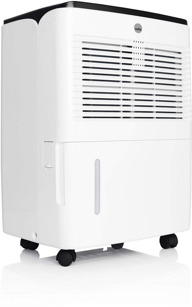 SnelShoppen - Wilfa DRY M Luchtontvochtiger - 2L Waterreservoir - Voor Ruimtes tot 15 m² - Automatische Ontdooifunctie - Wit - Perfect voor Thuis, Keu