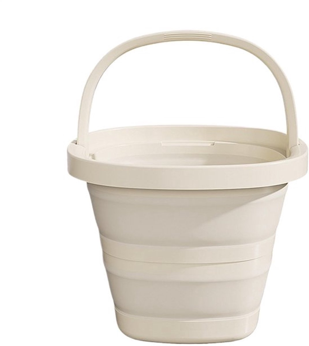 Opvouwbare Emmer 10 Liter - Watercontainer - Compact - Antislip - Lichtgewicht - Multifunctioneel voor Camping