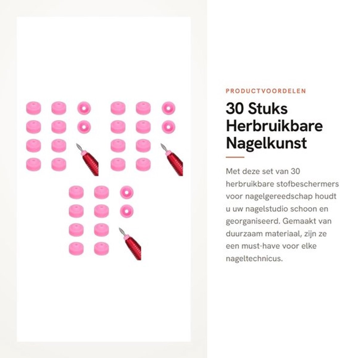 30 Stuks Herbruikbare Nagelkunst Stofbescherming