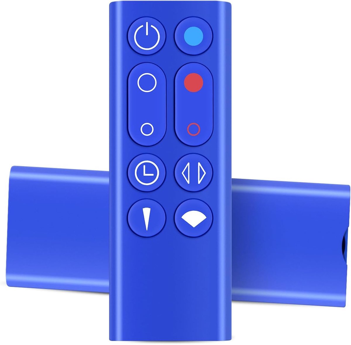 SnelShoppen - Vervangende afstandsbediening voor luchtreiniger-kachel, compatibel met HP00 HP01, ABS-kunststof, ergonomisch ontwerp, blauw, 8 meter be