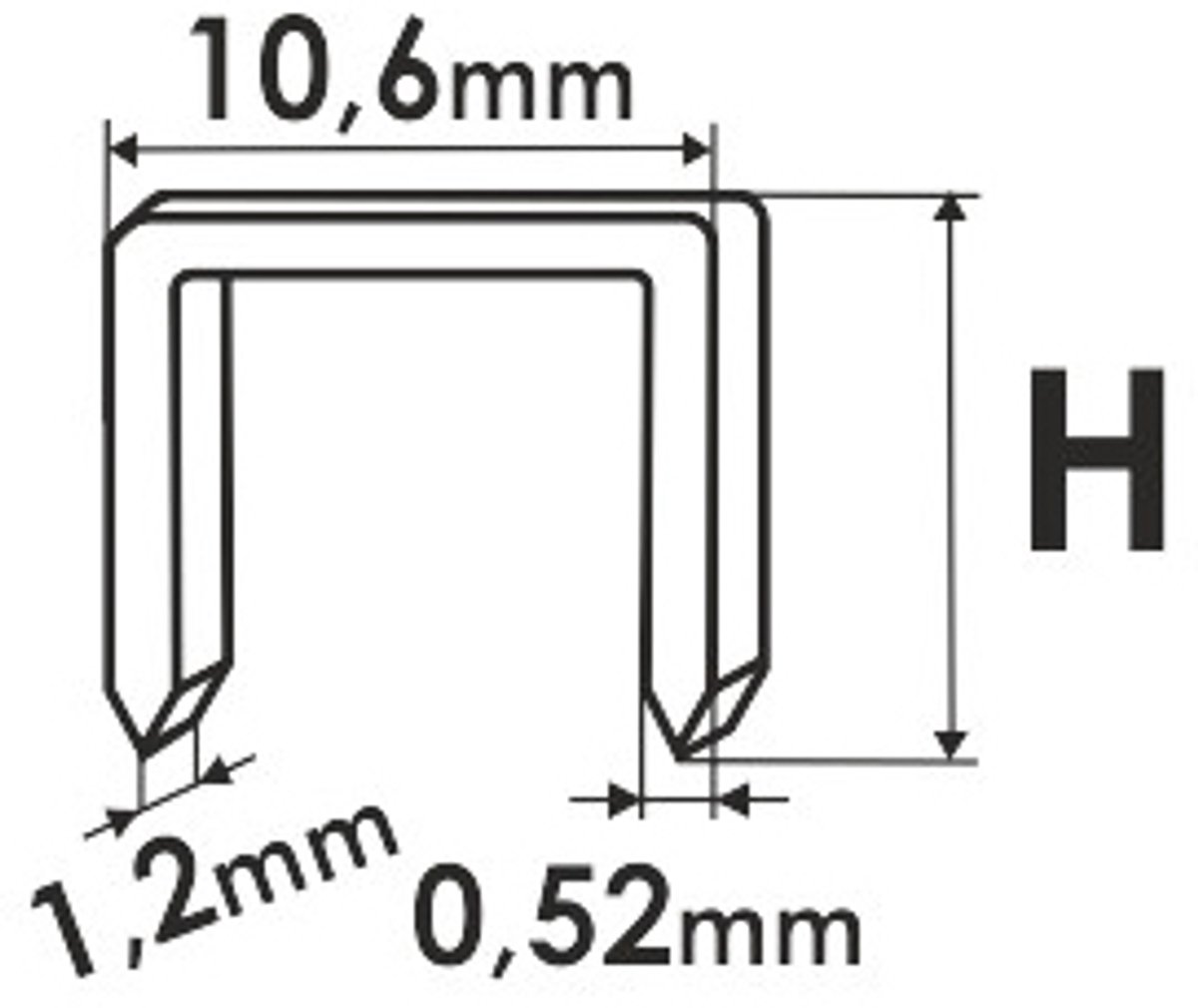 Nieten 8 mm 1500st type C | Per Doos