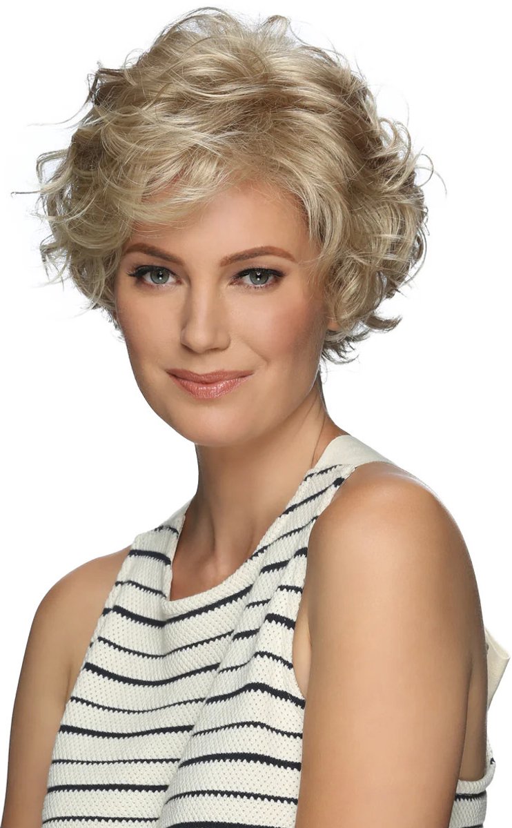 Estetica Designs Meg Front Lace Line Synthetisch Haarwerk - RM12/26CH, korte bobkapsel, natuurlijke look, lace front, hittebestendig