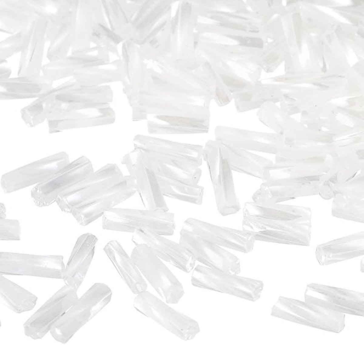 Bugelkralen 1200 stuks - Glazen Kralen - 6 x 1,7 mm - Lange Buiskralen - Voor Sieraden - Doe-het-zelf Ambachten - Sieradenkralen
