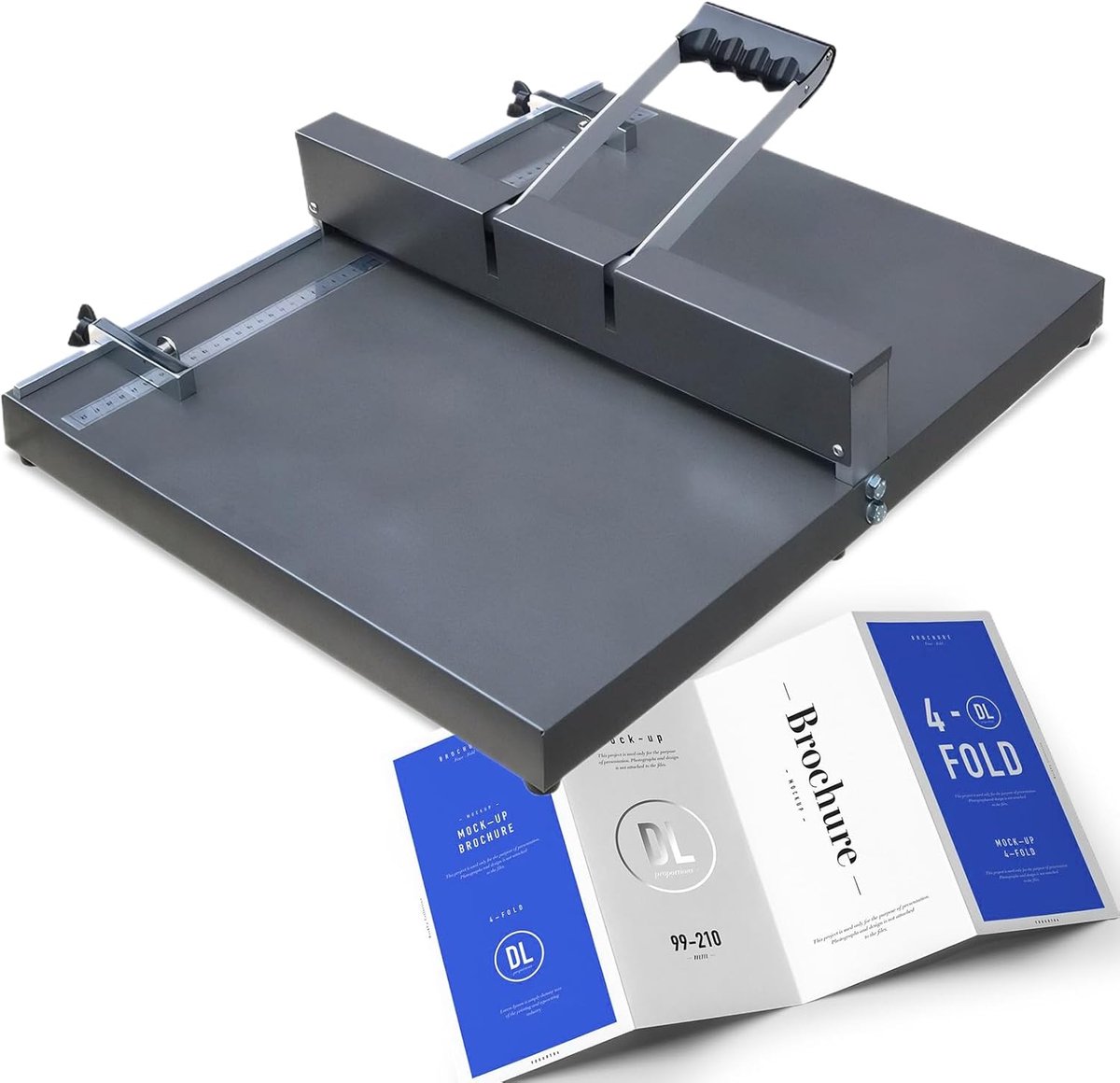 Handmatige groefmachine 350 mm - metalen constructie - ongeëvenaarde precisie - ideaal voor wenskaarten - SnelShoppen