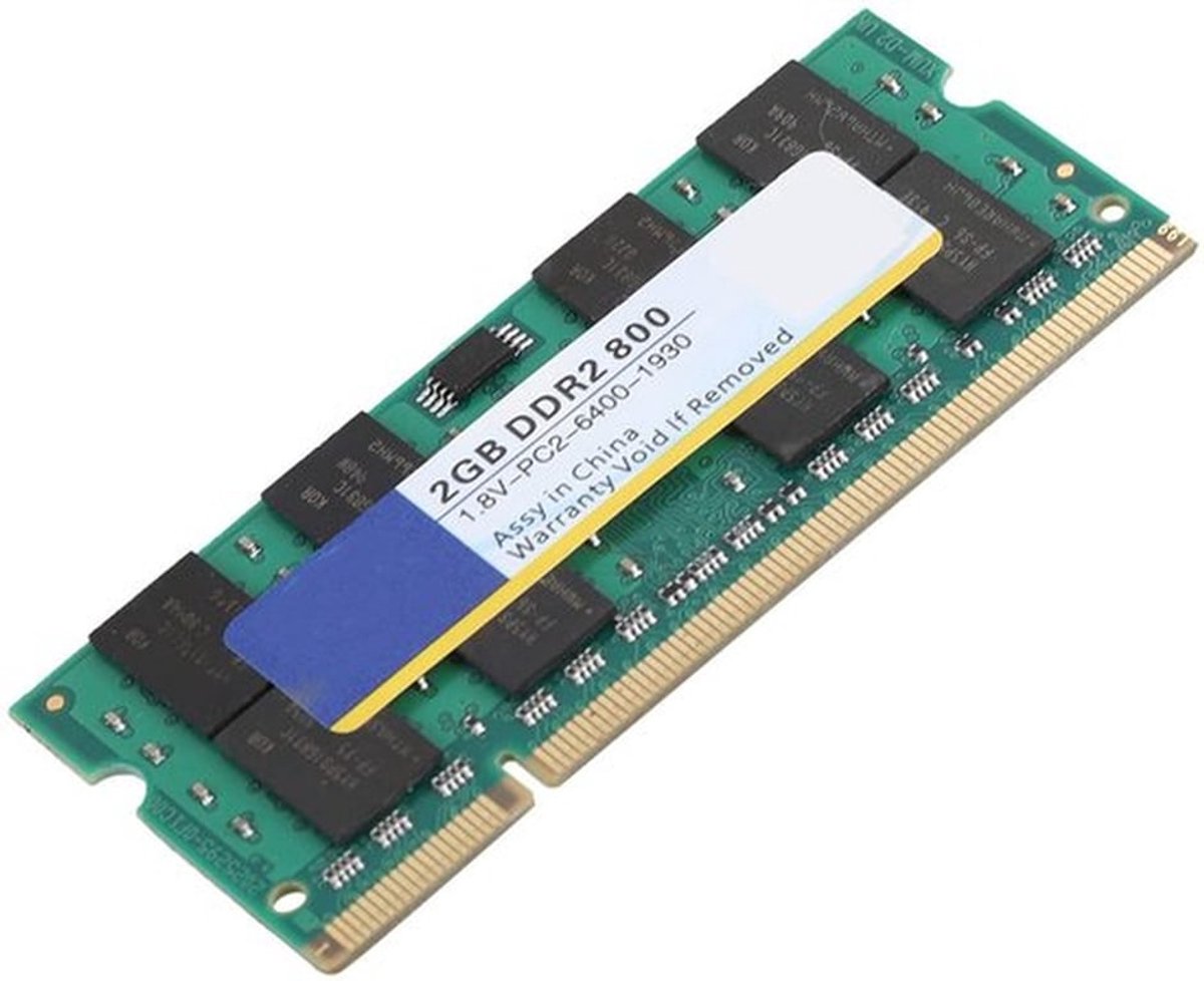 DDR RAM 2G 800Mhz - 200Pin - Compatibel voor Laptop - PC-6400 - Stabiele Prestaties - 1.8V - Geheugenmodule