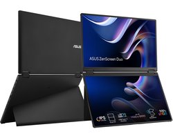 ASUS ZenScreen Duo MB14FCD - 360° Foldable Portable Monitor - Dual USB Type-C mini-HDMI - Dual 14 Inch