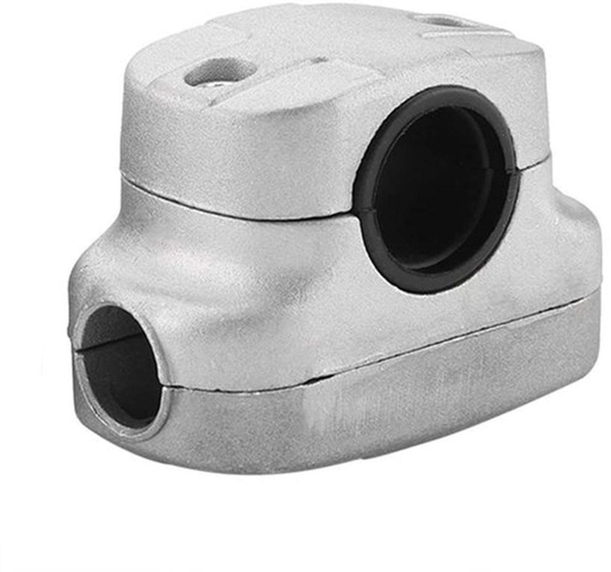 - Handvat Houder Fix Beugel Klem - Universele Aluminium Beugel - Grijs - Stevige Klem voor Bosmaaiers - Ideale Vervanging - Voor Grasmaaiers