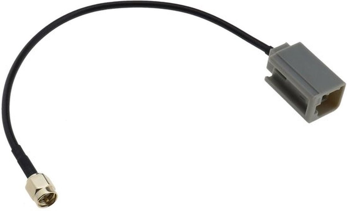 - Auto-antenne-adapter - GT5-stekker naar SMA-stekker - Draadloos gebruik - 21.5 cm - Geschikt voor WLAN-radio's - Antenne adapter voor rad...
