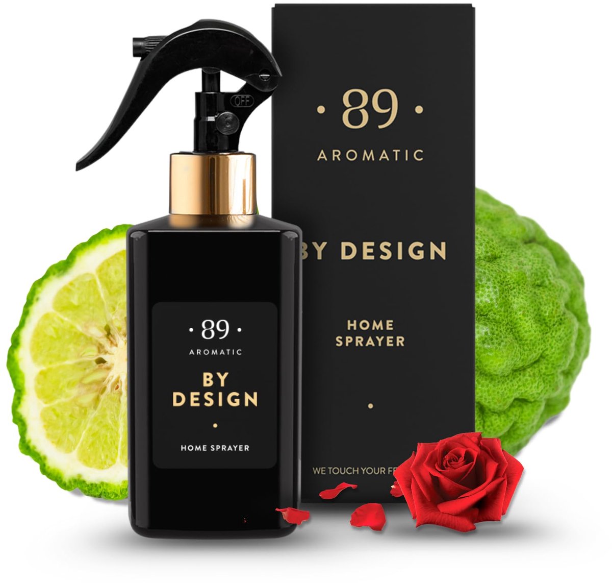 SnelShoppen - Aromatic Kamerspray 300 ml - Luchtverfrisser met Bergamot, Roos en Zwarte Bessen - Langdurige Geur voor Thuis, Slaapkamer en Badkamer -