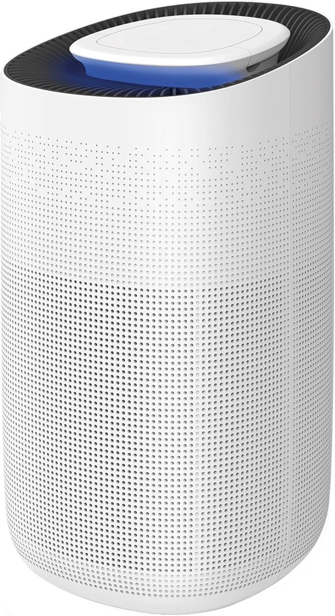 SnelShoppen - Luchtreiniger met HEPA13-filter, 99,95% virusfiltering, app bediening, luchtverfrisser voor allergieën, geschikt voor ruimtes tot 60 m2,