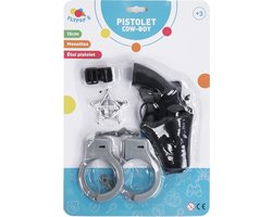 FLYPOP'S - Cowboy Set - Verkleedaccessoires - 187733LIN - Zwart - Plastic - Lucky Luke - Kinder Speelgoed - Carnaval - ShopVlot