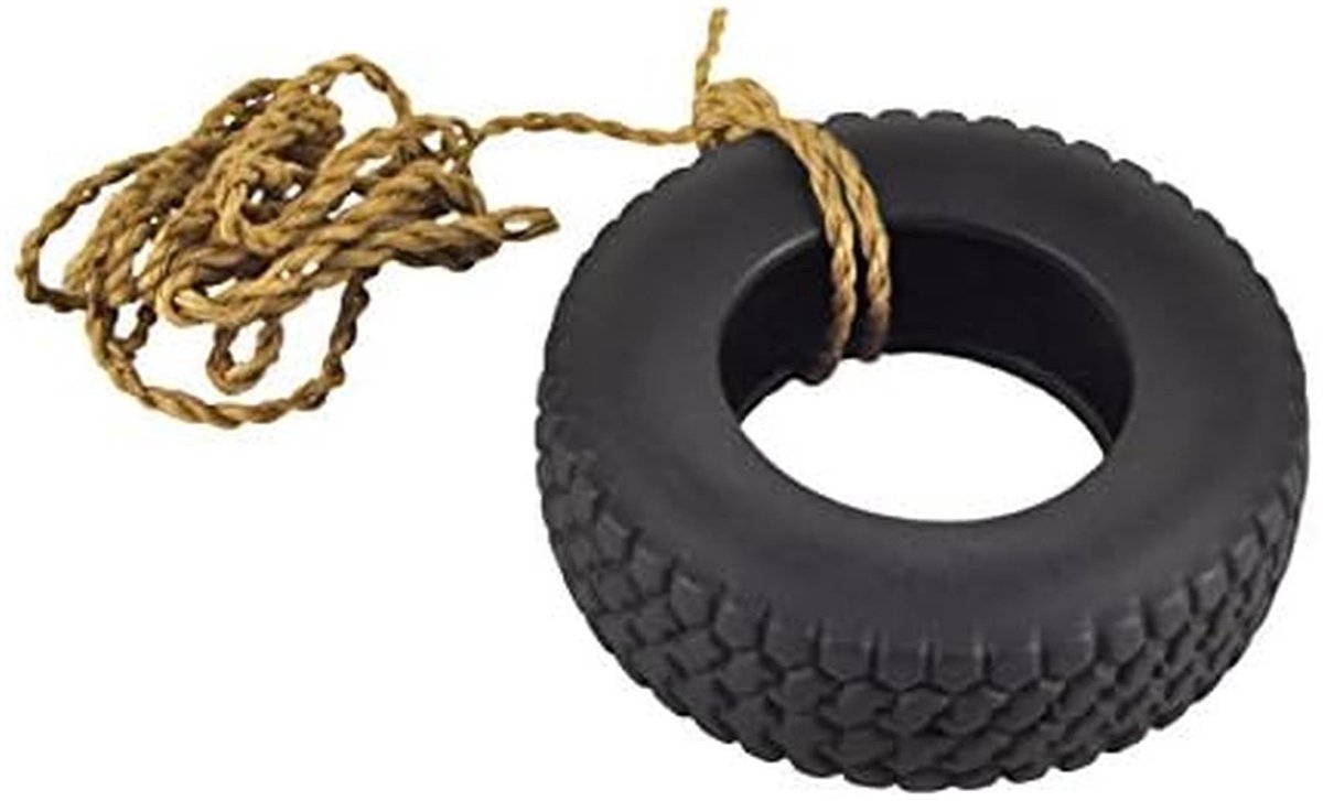 SnelShoppen - Keramische Vogelvoeder Swing Time - Duurzaam en Veilig Vogelhuisje voor Tuin - Vintage Tire Swing Design - Perfect voor Tuinliefhebbers