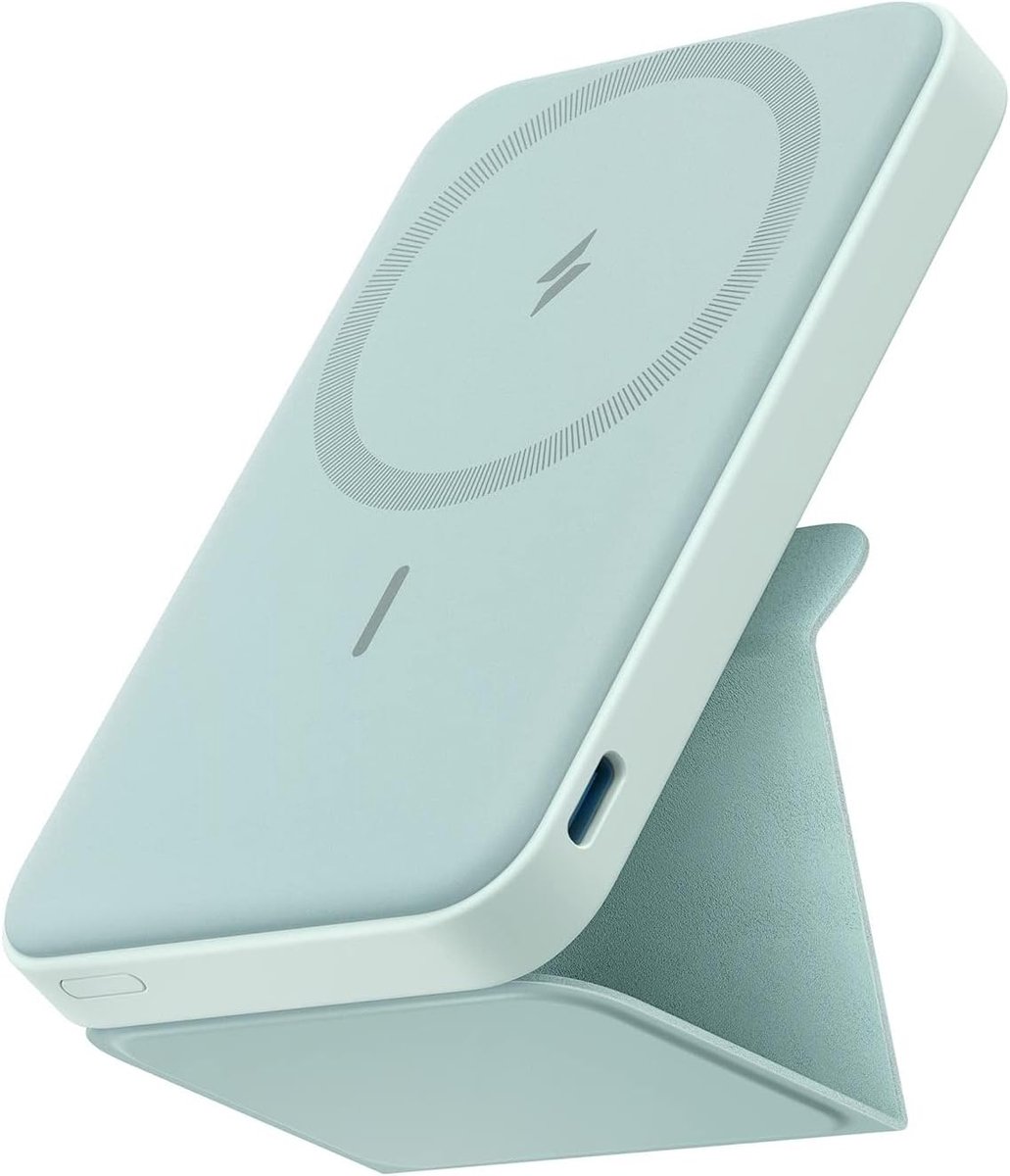 Anker 622 MagGo Draagbare Magnetische Draadloze Powerbank 5000mAh voor iPhone - Mintgroen