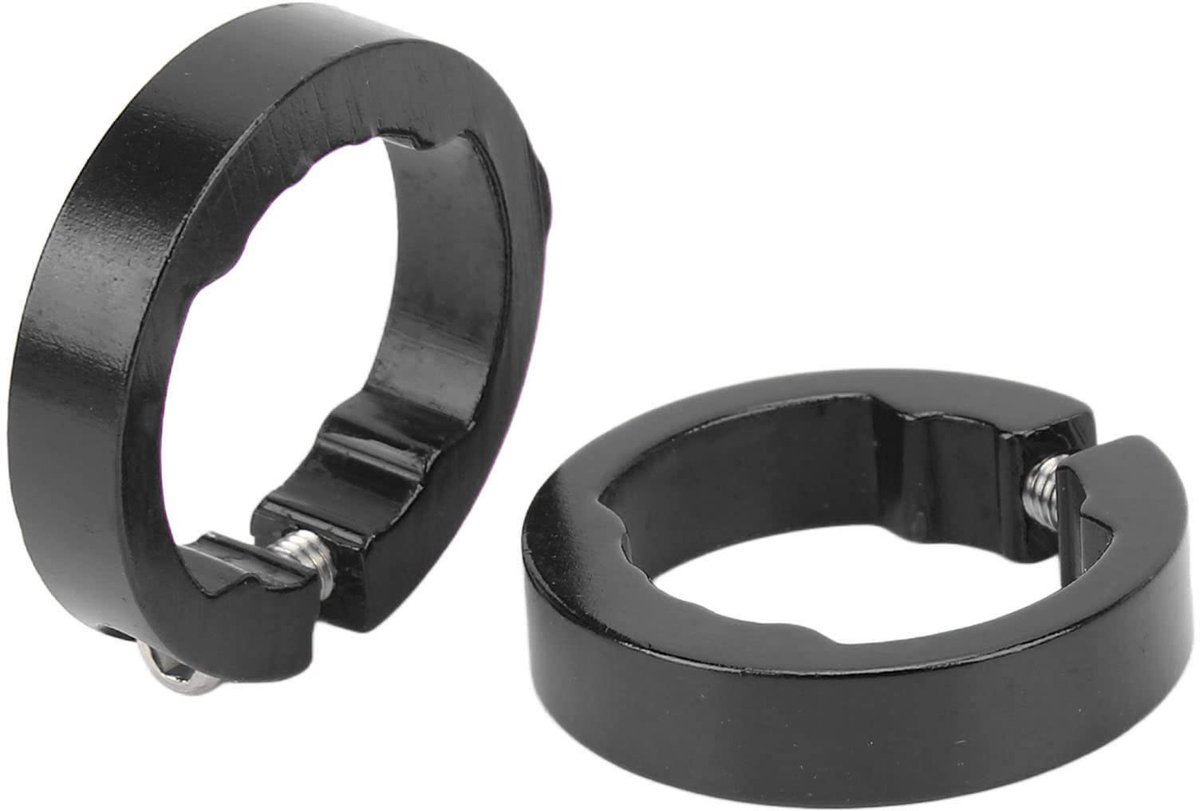 Dailygoods - Fietsgrepen Klemringen Vergrendelen - Aluminium 2 Stuks voor 22,2 Mm Fietsstuur