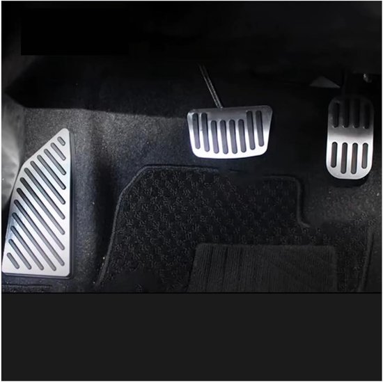 Pedaalhoezen Set - Auto Accessoires - Verbeterde Grip - Antislip Rubber - 2 Stuks - Zwart — afbeelding 5