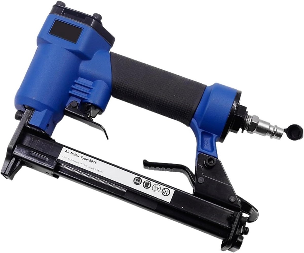 Pneumatische Nietmachine - Hamer Nietapparaat - Meubelreparatie - Lichtgewicht Aluminium - 6-16mm Nietlengte - Zilver