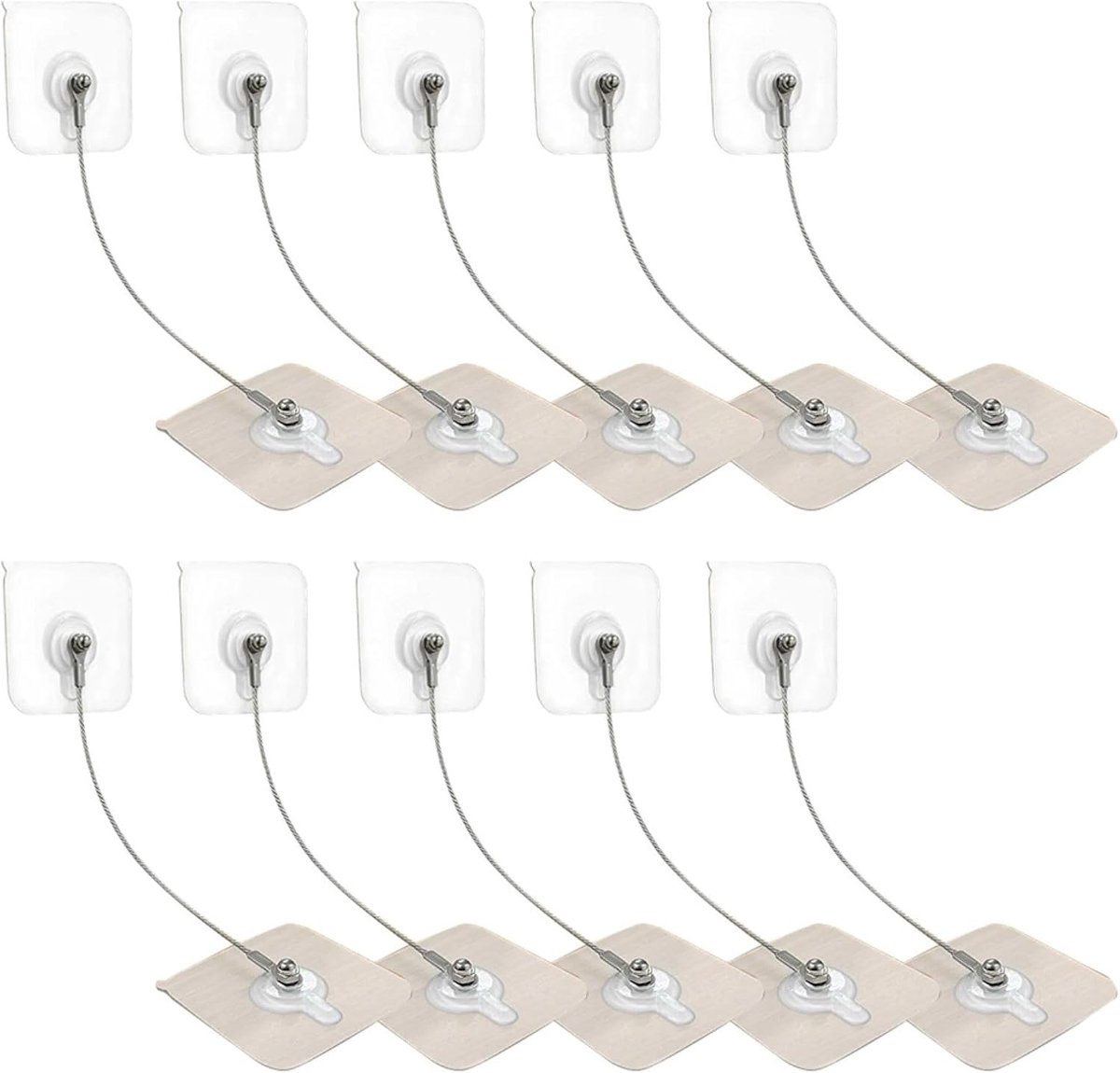 Meubel Ankers - Veiligheidsriemen - Baby Proofing - Geen Boor Installatie - 50 cm - Zwart