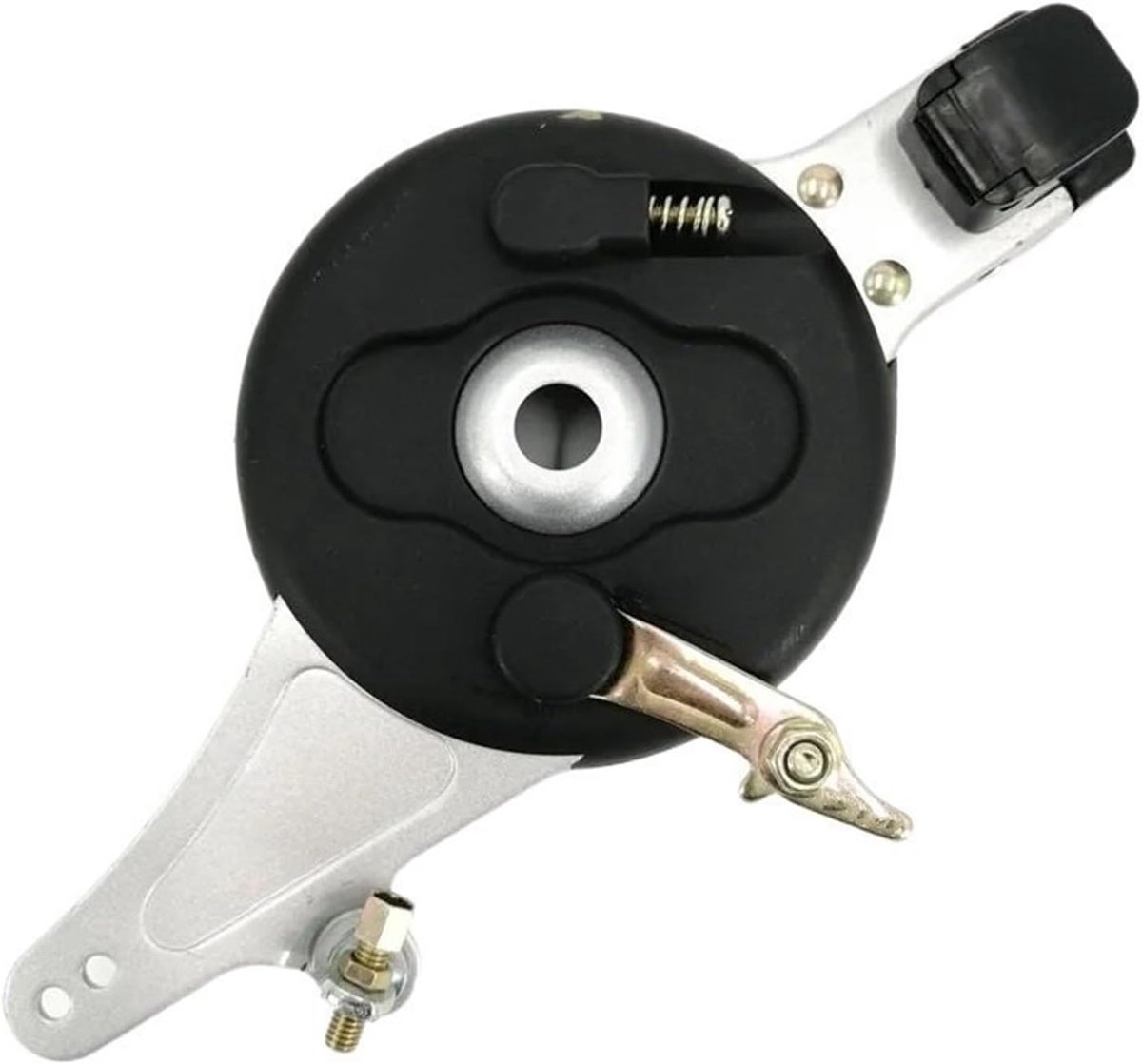 Fiets Achterrem - Rollerbrake Hub - Onderdelen Reparatie - Fijne Oppervlakte - 12-14mm Asgat - Zilverkleurig