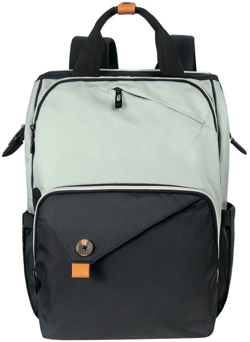 Dailygoods- Morden Luiertas - Grote Capaciteit - Geïsoleerde Flessenhouder - Brede Gewatteerde Riemen - Kinderwagenriemen - Duurzaam Materiaal