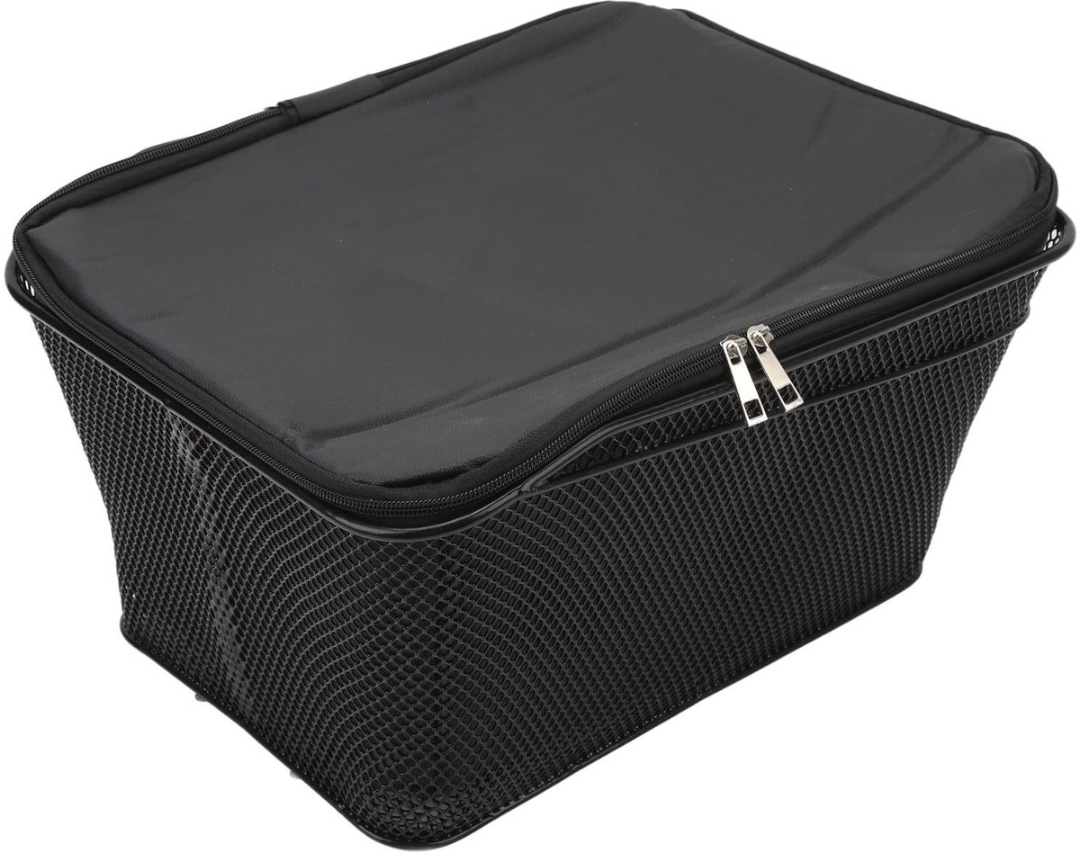 Solidchoice- Fietstas Achter 20L Capaciteit - Waterdichte Fietstas - Bagagedragertas - Fietsmand - Metalen Draad - Geschikt voor Fietsendragers