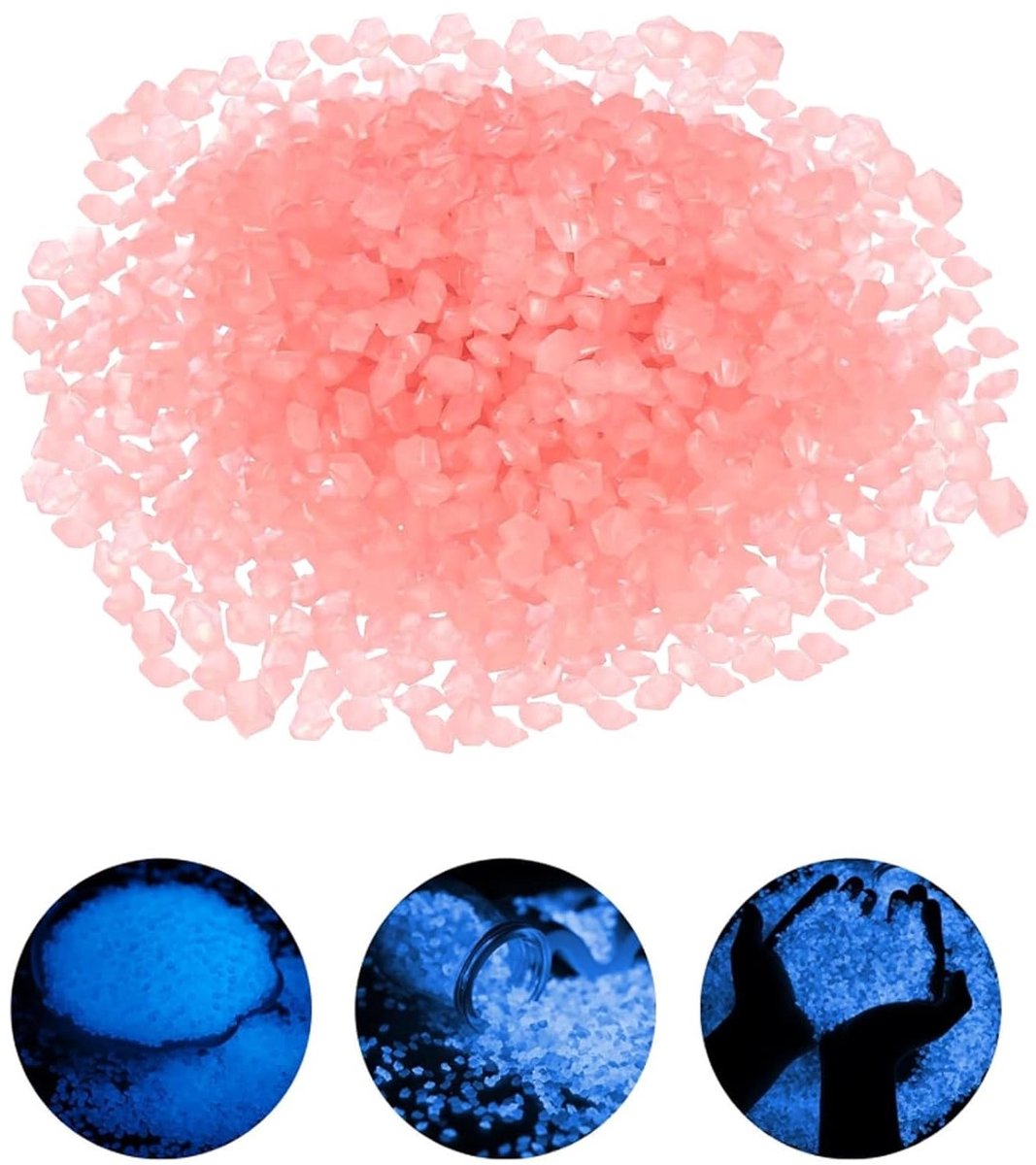 250g Tuingrind en Decoratieve Steentjes voor Tuin en Aquarium - Roze Grind voor Buiten en Binnen Decoratie