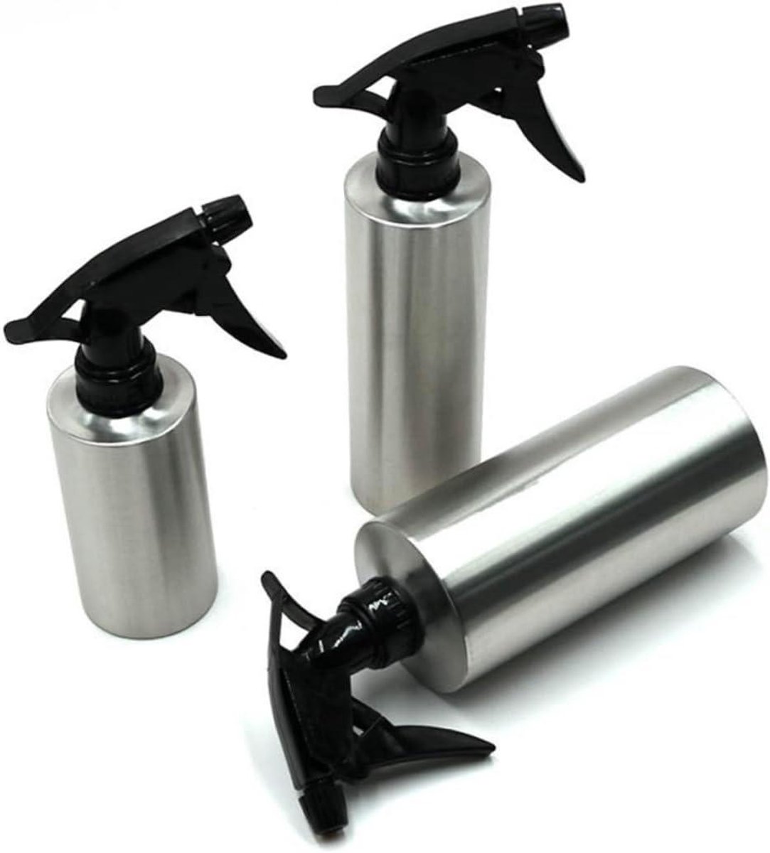 Water Can - Spray Bottle - Plant Verzorging - Roestvrij Staal - 23 cm - Zilver