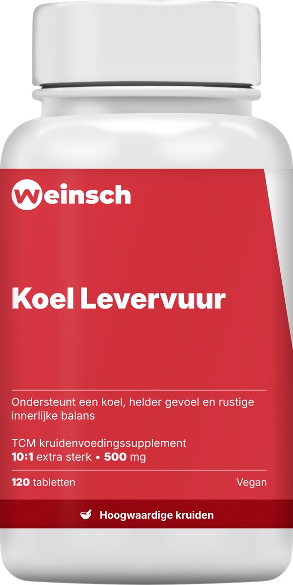 Weinsch Koel Levervuur (Long Dan Xie Gan Pian) | 10:1 extra sterk | 500mg | 120 tabletten