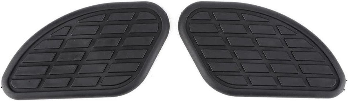 Koppelingsbeschermers voor Motor, Anti-slip Brandstoftank Pads, Universele Vintage Knie Grip Stickers voor Motorfietsen (Zwart)