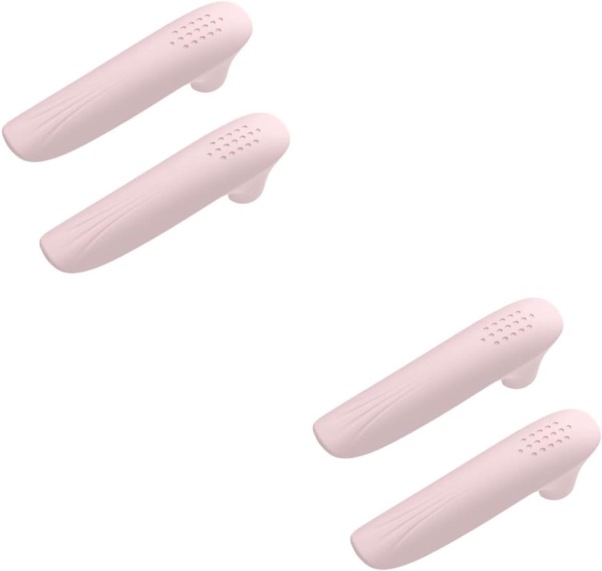 Deurklinkhoezen - Deurgreep Beschermers - Babyveiligheid Thuis - Zacht Siliconen Materiaal - 4 Stuks - Roze