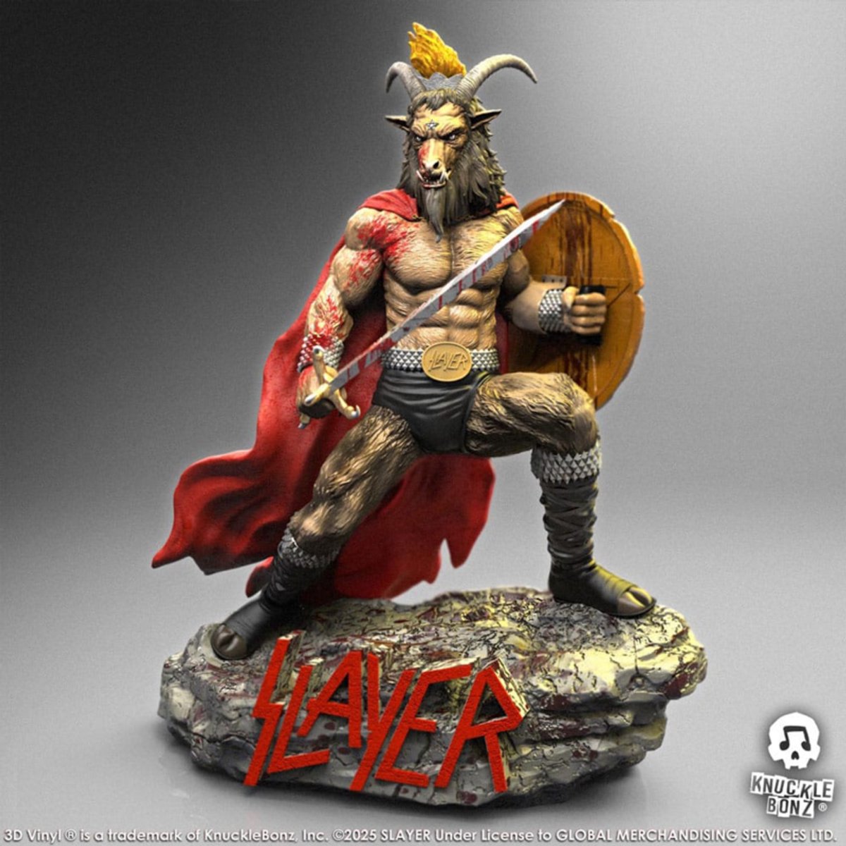 Knucklebonz Slayer 3D Vinyl Statue Show No Mercy Minotaur 22 cm Beeld