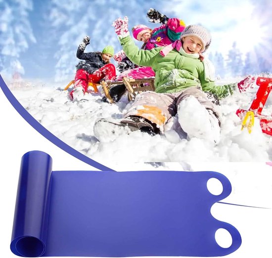 Slee Mat - Vliegend Tapijt - Zand Plezier - Opvouwbaar Ontwerp - 46x137cm - Blauw — afbeelding 5