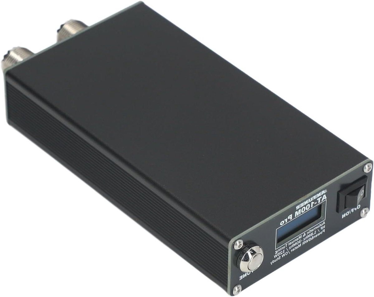 Antenne Tuner - SWR Meter - Radio Signaal - Automatisch en Handmatig - 1.8-30MHz - Aluminium