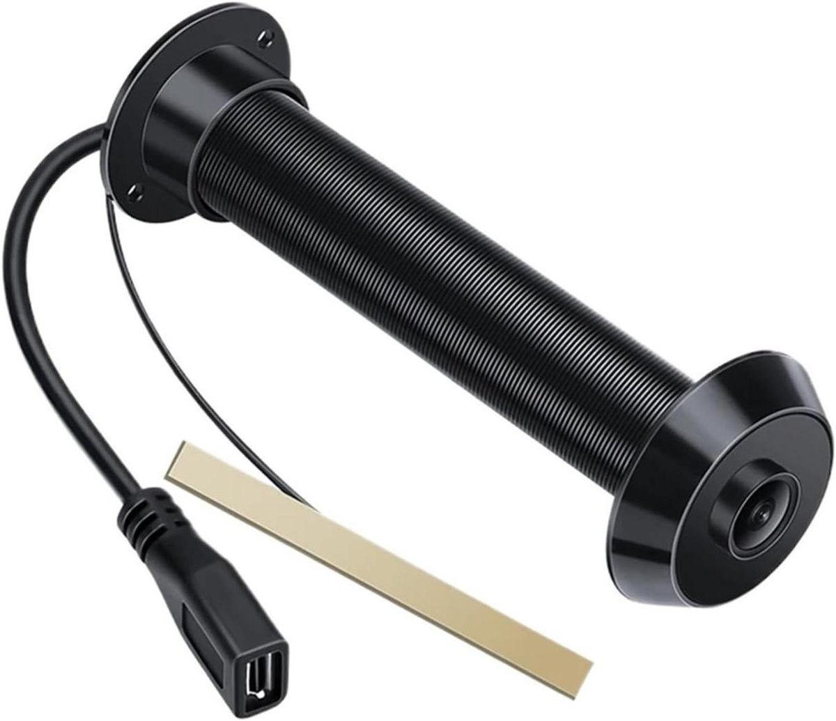 Deurcamera - Spionnetje Camera - Veilig Thuis - 170 Graden Hoek - 1080P HD - Zwart