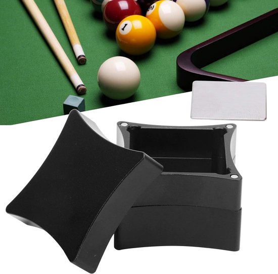 Krijthouder Biljart - Krijtklem - Spelvoorbereiding - Universele Pasvorm - 33mm - Zwart — afbeelding 2