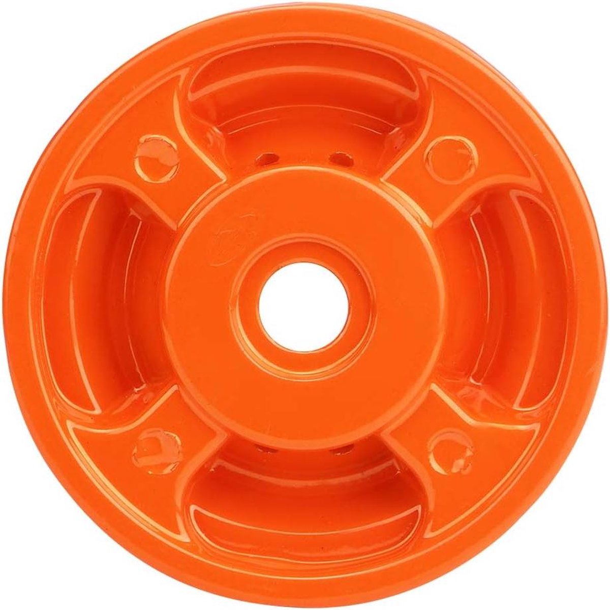 Trimmerkop Vervanging - Grasmaaier Accessoire - Tuin Onderhoud - Universele Aluminium Kop - Incl. 4 Lijnen - Oranje