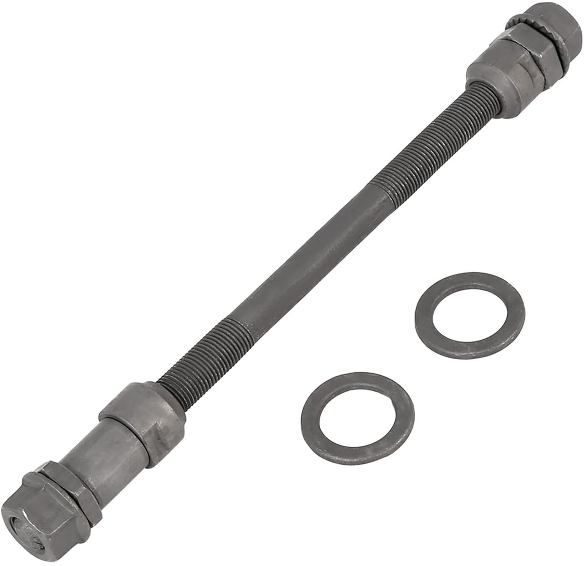 Dailygoods- Achteras 9,5 mm - Volledige As - Wielnaafas - Fiets Achteras - Schokbestendig - Duurzaam