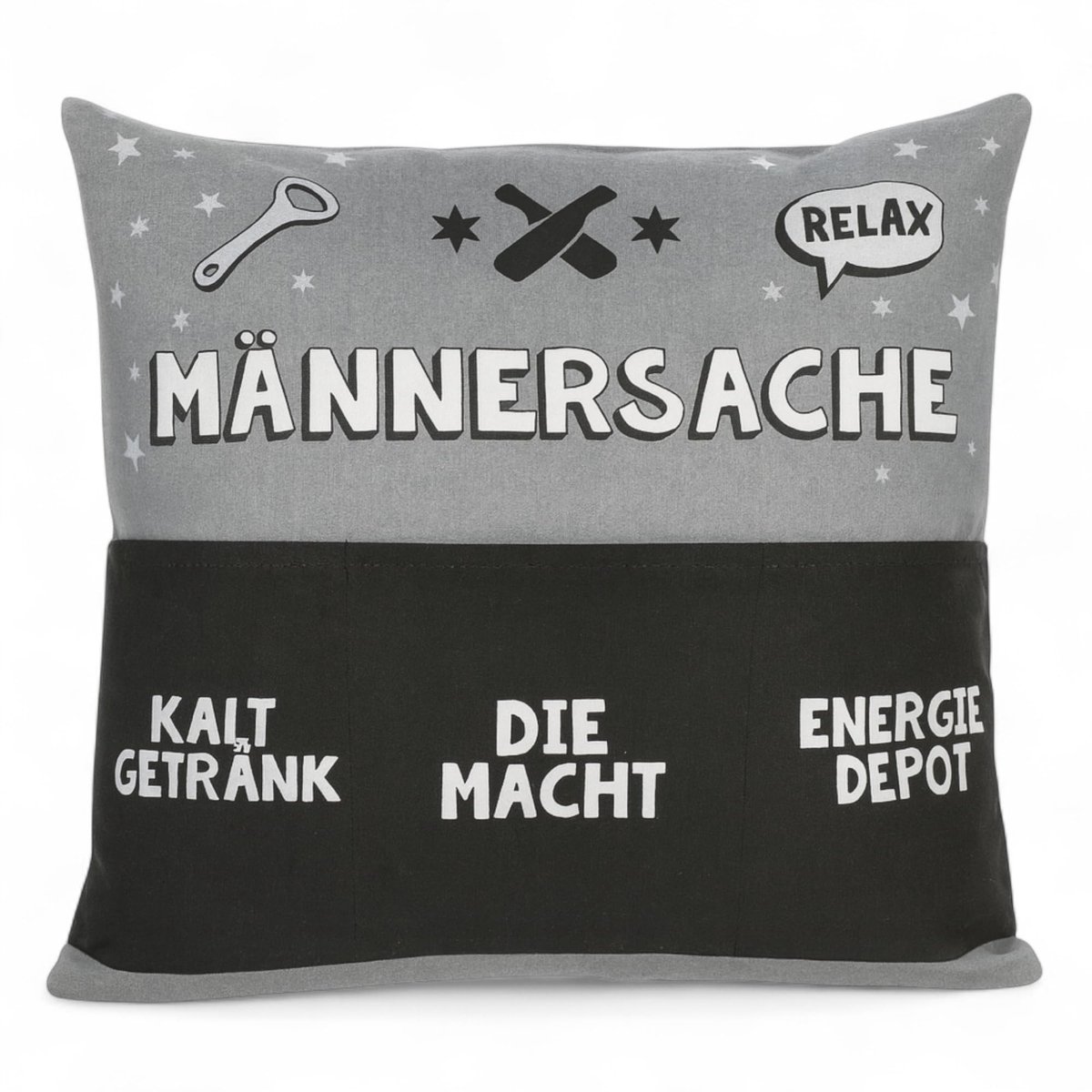 Dailygoods- Sierkussen 40x40 cm met zakken - Sierkussen met opbergruimte - Sofakussen met vakken - Binnenkussen - Decoratief kussen met ritssluiting - Opbergkussen