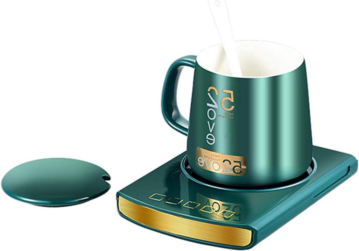 Drank Warmer - Kop Warmer - Warme Drank - 4 Temperatuurstanden - 380 ml - Wit
