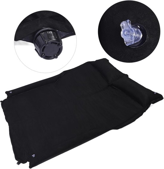 Luchtbed Auto - Kampeerbed SUV - Comfortabel Slapen - 5 Cm Dik - Voor Diverse Voertuigen - Zwart — afbeelding 2
