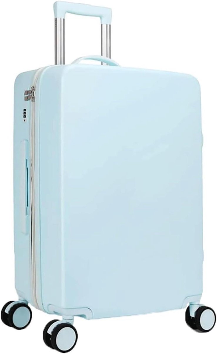 Grote Koffer - Reisbagage - Lange Reizen - Slagvast Materiaal - 26 Inch - Mintgroen
